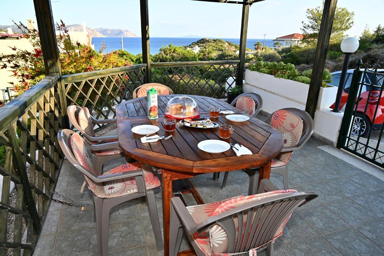 Melrose Maisonette By The Sea Anavyssos Bagian luar foto